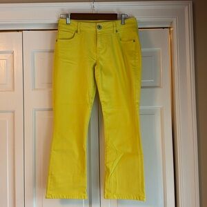 Cabi kick back flair denim. Size 4